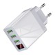 5V 3.1A 3 USB Ports EU Plug Fast Travel Wall Charger For Tablet Smartphone 5V 3.1A 3 USB Ports EU Plug Fast Travel Wall Charger For Tablet Smartphone