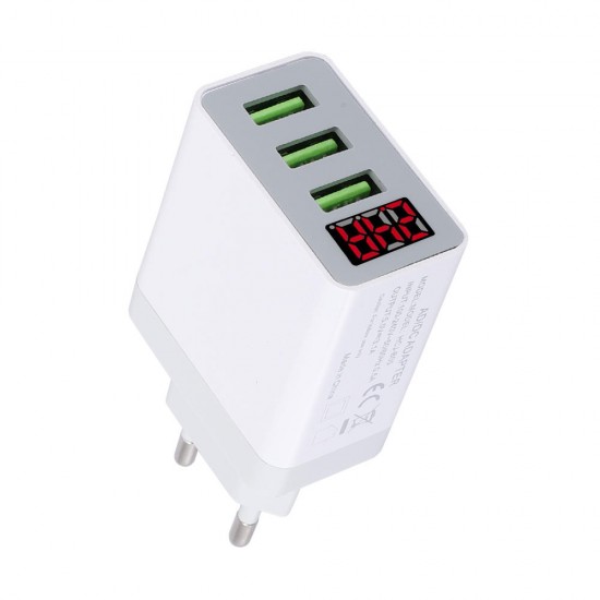 5V 3.1A 3 USB Ports EU Plug Fast Travel Wall Charger For Tablet Smartphone 5V 3.1A 3 USB Ports EU Plug Fast Travel Wall Charger For Tablet Smartphone