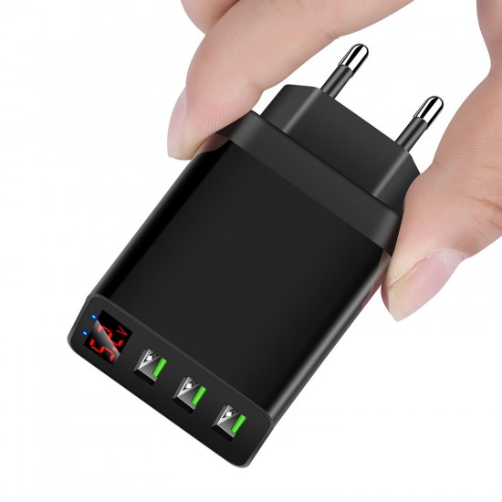 5V 3.1A 3 USB Ports EU Plug Fast Travel Wall Charger For Tablet Smartphone