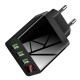 5V 3.1A 3 USB Ports EU Plug Fast Travel Wall Charger For Tablet Smartphone