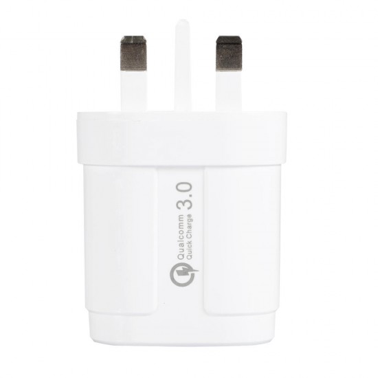 5V 3A UK QC 3.0 USB Charger Power Adapter For Smartphone Tablet PC