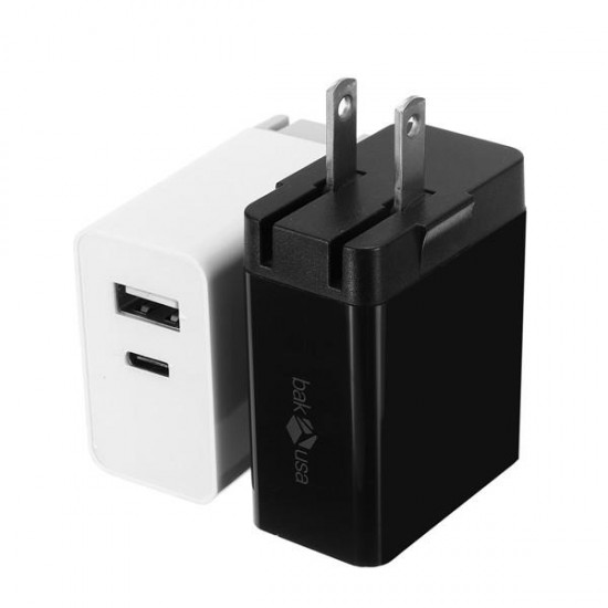 5V USB Type-C Wall Charger PD Charging Adapter US Plug For Macbook iPhone iPad Tablet