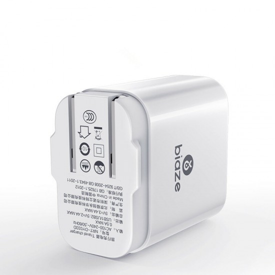 DY033D 3.4A Dual USB Fold Charger Power Adapter with Intelligent Digital Display for Tablet Smartphone DY033D 3.4A Dual USB Fold Charger Power Adapter with Intelligent Digital Display for Tablet Smartphone