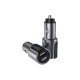 MC19 24W Dual USB Car Charger with Intelligent Digital Display for Tablet Smartphone