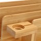 Bamboo Charging Dock Stand Holder Organizer For Apple Watch Smart Phone Tablet