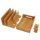 Bamboo Charging Dock Stand Holder Organizer For Apple Watch Smart Phone Tablet Bamboo Charging Dock Stand Holder Organizer For Apple Watch Smart Phone Tablet