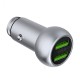 3.6A Dual USB Car Charger Copper Shell Universal LED Intelligent Charging Auto Charger For Tablet Phone