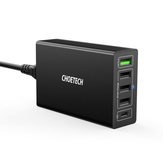 60W Multi Port USB QC3.0 Quick Charger Power Adapter for Smartphone Tablet Laptop 60W Multi Port USB QC3.0 Quick Charger Power Adapter for Smartphone Tablet Laptop