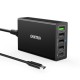 60W Multi Port USB QC3.0 Quick Charger Power Adapter for Smartphone Tablet Laptop 60W Multi Port USB QC3.0 Quick Charger Power Adapter for Smartphone Tablet Laptop