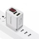 Dual USB EU Charger Power Adapter 5V 2.1A with Display for Smartphone Tablet