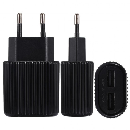 EU 5V 2.1A Dual USB Charger Power Adapter For Smartphone Tablet PC EU 5V 2.1A Dual USB Charger Power Adapter For Smartphone Tablet PC