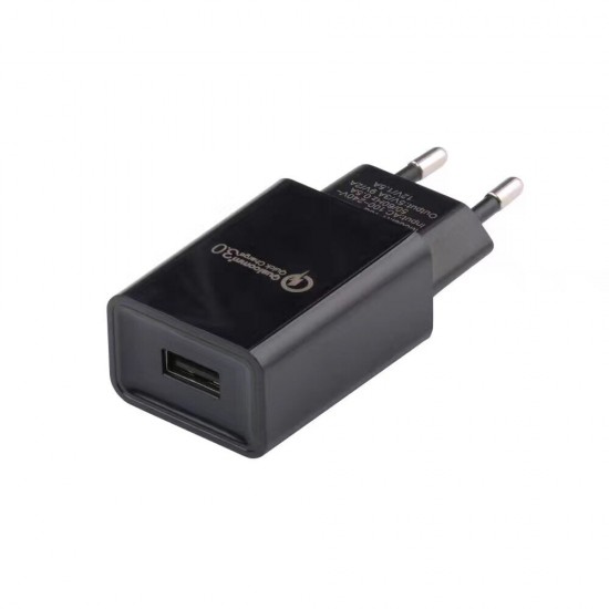 EU 9V 2A QC3.0 Quick Charger Power Adapter for Tablet Smartphone