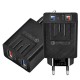 EU QC3.0 Dual USB Charger Power Adapter for Tablet Smartphone EU QC3.0 Dual USB Charger Power Adapter for Tablet Smartphone