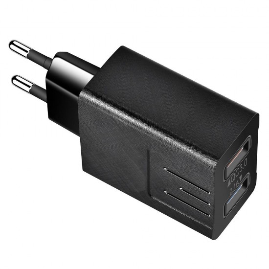 EU QC3.0 Dual USB Charger Power Adapter for Tablet Smartphone EU QC3.0 Dual USB Charger Power Adapter for Tablet Smartphone