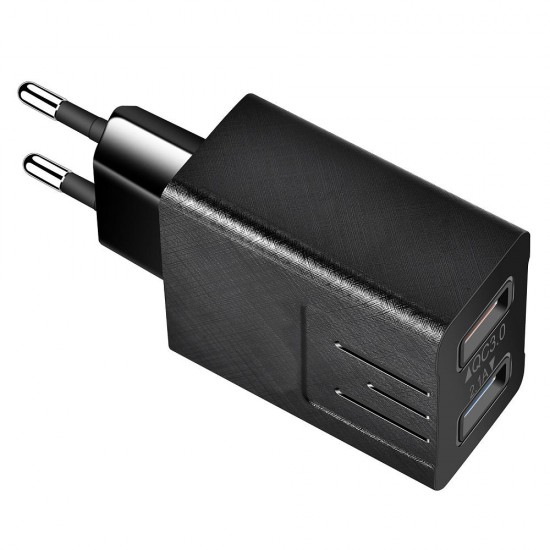 EU QC3.0 Dual USB Charger Power Adapter for Tablet Smartphone