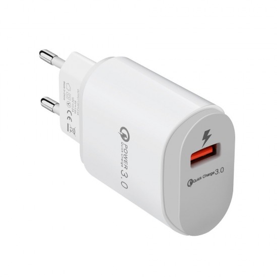 EU QC3.0 Quick Charging Power Adapter for Tablet Smartphone