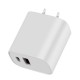 EU US 20W 3A QC3.0+PD Quick Charger Power Adapter for Tablet Smartphone