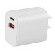 EU US 20W 3A QC3.0+PD Quick Charger Power Adapter for Tablet Smartphone