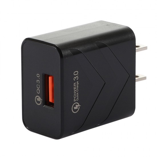 EU US QC3.0 3A USB Fast Charge Travel Charger Power Adapter for Tablet Smartphone