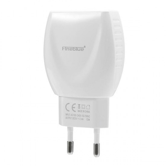 Fine Blue FC16 S4 Universal 2 Port 5V 2.4A USB Car Charger for Tablet Cell Phone Fine Blue FC16 S4 Universal 2 Port 5V 2.4A USB Car Charger for Tablet Cell Phone