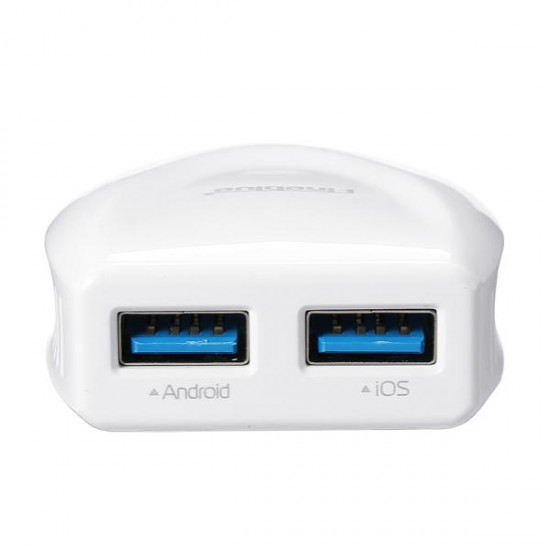 Fine Blue FC16 S4 Universal 2 Port 5V 2.4A USB Car Charger for Tablet Cell Phone Fine Blue FC16 S4 Universal 2 Port 5V 2.4A USB Car Charger for Tablet Cell Phone