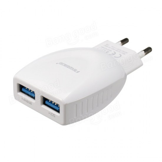 Fine Blue FC16 Universal 2 Port 5V 2.4A USB Car Charger for Tablet Cell Phone Fine Blue FC16 Universal 2 Port 5V 2.4A USB Car Charger for Tablet Cell Phone