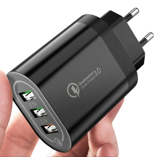 Gragas 18W Quick Charge 3.0 Dual USB 2.1A Fast Charging Wall Charger Power Adapter for Tablet Smartphone
