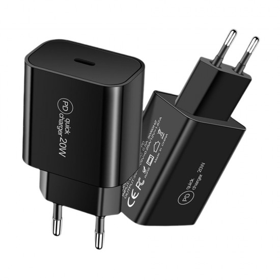 20W PD Quick Charger Power Adapter for Tablet Smartphone