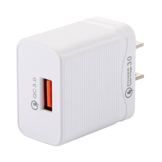 EU US QC3.0 3A USB Fast Charge Travel Charger Power Adapter for Tablet Smartphone