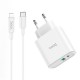 C57A EU Plug PD+QC3.0 Charger With Type C Cable for Tablet Smartphone C57A EU Plug PD+QC3.0 Charger With Type C Cable for Tablet Smartphone