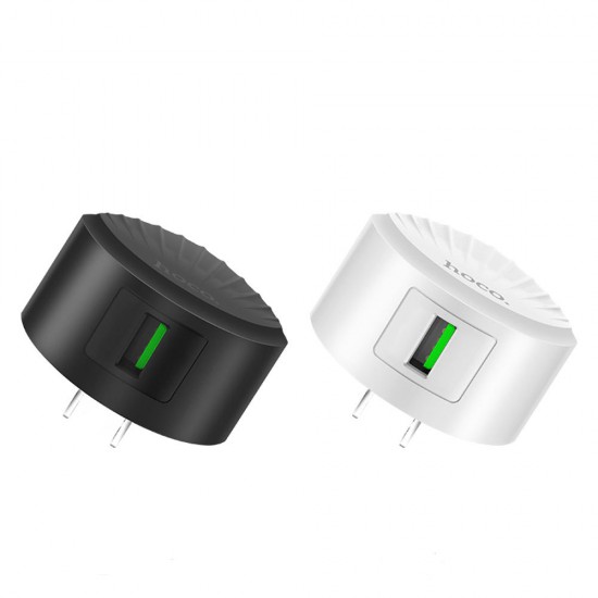 C68 US Plug Single USB Port QC3.0 Fast Charger for Tablet Smartphone C68 US Plug Single USB Port QC3.0 Fast Charger for Tablet Smartphone