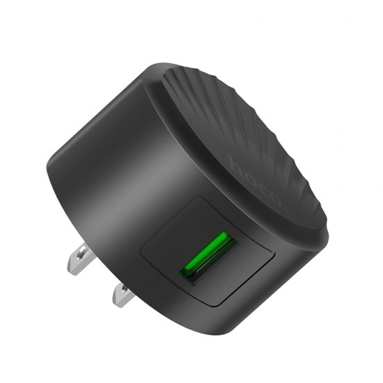 C68 US Plug Single USB Port QC3.0 Fast Charger for Tablet Smartphone C68 US Plug Single USB Port QC3.0 Fast Charger for Tablet Smartphone