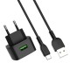 C70A EU QC3.0 Charge Power Adapter With Type-C Cable For Tablet Smartphone