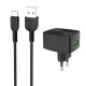 C70A EU QC3.0 Charge Power Adapter With Type-C Cable For Tablet Smartphone