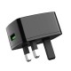 C70B UK Plug QC3.0 Charger For Tablet Smartphone