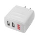 L202 Intelligent Double USB Charger For Tablet Cell Phone L202 Intelligent Double USB Charger For Tablet Cell Phone
