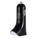 T100 2 IN 1 Car Headset Charger for Tablet Cell Phone