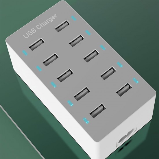 Multifunctional 10 Port Charging Socket EU Station for Tablet Smartphone Multifunctional 10 Port Charging Socket EU Station for Tablet Smartphone