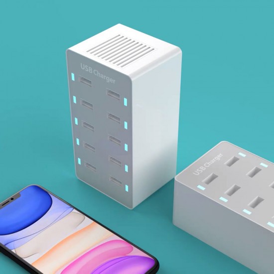 Multifunctional 10 Port Charging Socket EU Station for Tablet Smartphone Multifunctional 10 Port Charging Socket EU Station for Tablet Smartphone