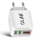 Dual USB Fast Charging Digital Display Travel Charger Power Adapter for Smartphone Tablet Dual USB Fast Charging Digital Display Travel Charger Power Adapter for Smartphone Tablet