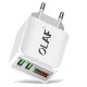 Dual USB Fast Charging Digital Display Travel Charger Power Adapter for Smartphone Tablet Dual USB Fast Charging Digital Display Travel Charger Power Adapter for Smartphone Tablet