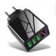 Intelligent Fast Charging 3 USB Port Charger With LED Digital Display Power Adapter for Mobile Phone Tablet Intelligent Fast Charging 3 USB Port Charger With LED Digital Display Power Adapter for Mobile Phone Tablet