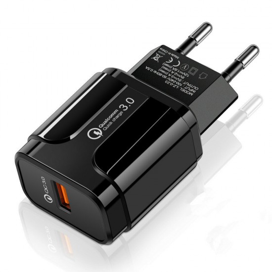 QC 3.0 EU 3A Quick Charge USB Wall Charger Power Adapter for HUAWEI Smartphone Tablet QC 3.0 EU 3A Quick Charge USB Wall Charger Power Adapter for HUAWEI Smartphone Tablet