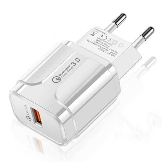 QC 3.0 EU 3A Quick Charge USB Wall Charger Power Adapter for HUAWEI Smartphone Tablet QC 3.0 EU 3A Quick Charge USB Wall Charger Power Adapter for HUAWEI Smartphone Tablet