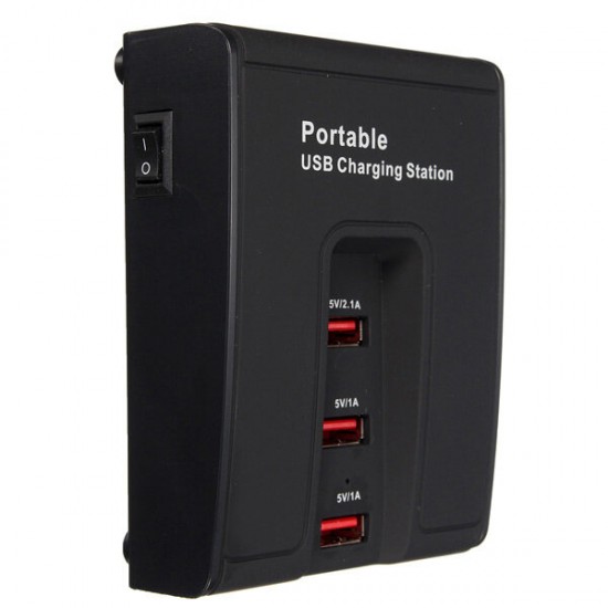 Portable 5 Ports USB Home Travel Charger AC Power Adapter