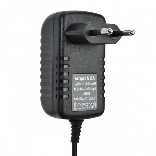 Practical Universal 2.5mm 12V 2A EU Power Adapter AC Charger For Tablet