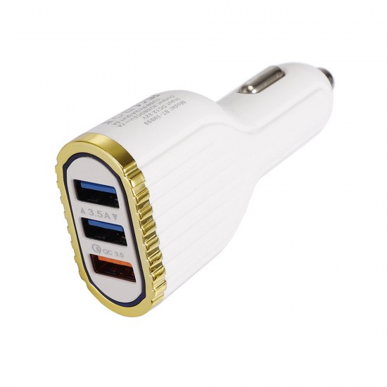 Quick Charge 3.0 3 USB Car Charger For Smartphone Tablet