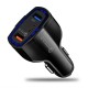Quick Charge Dual USB Type-C Car Charger For Smartphone Tablet Quick Charge Dual USB Type-C Car Charger For Smartphone Tablet