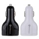Quick Charge Dual USB Type-C Car Charger For Smartphone Tablet Quick Charge Dual USB Type-C Car Charger For Smartphone Tablet