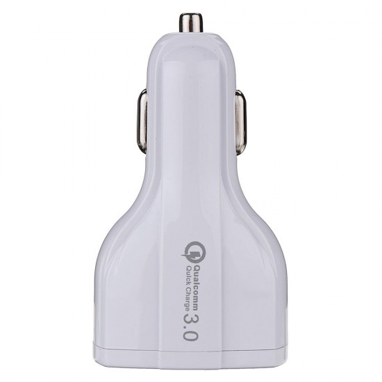 Quick Charge Dual USB Type-C Car Charger For Smartphone Tablet